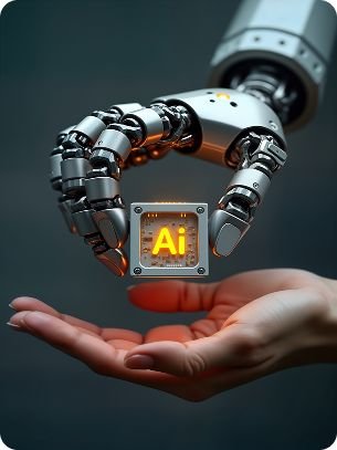 AI Technology Hand
