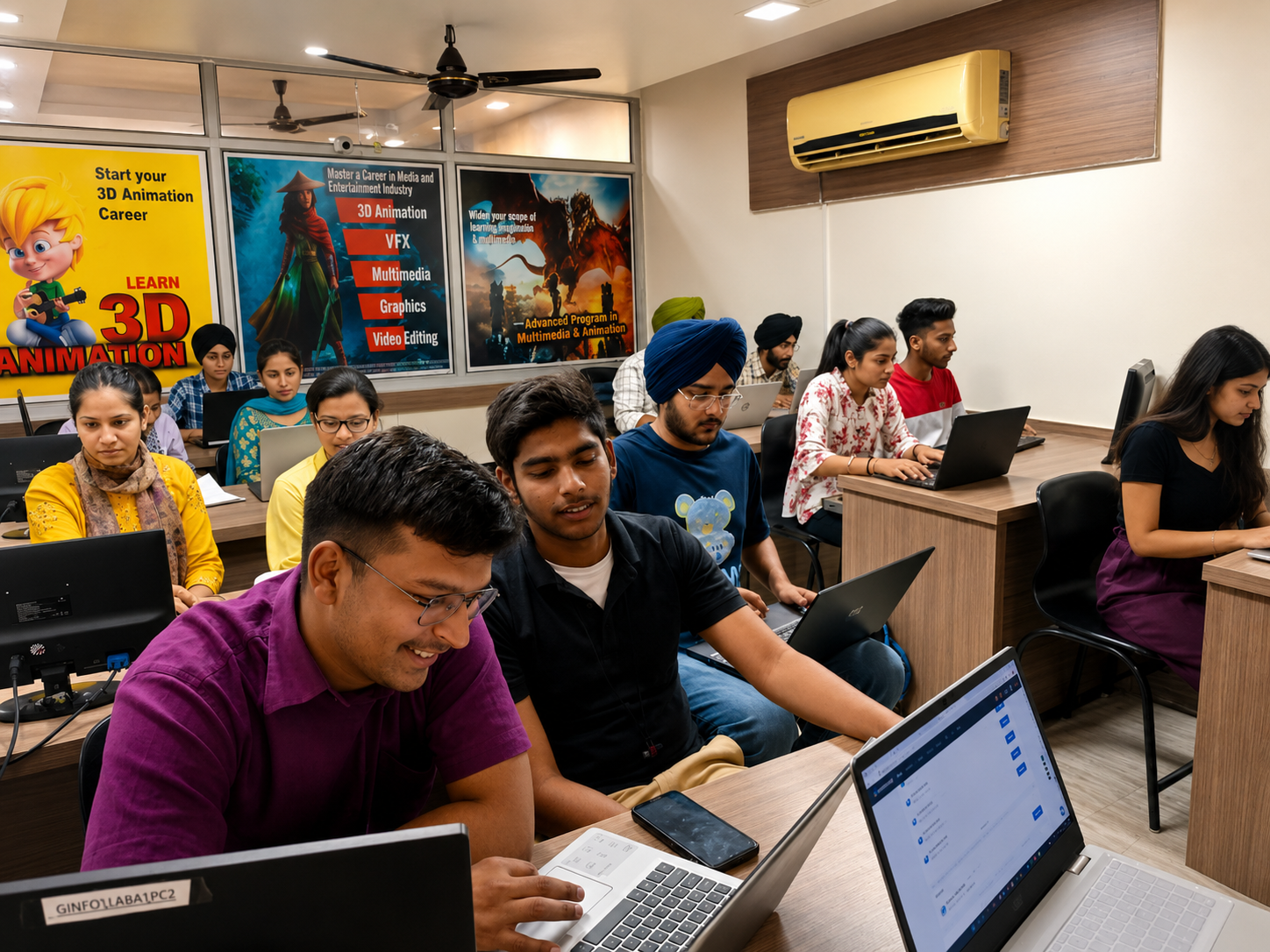 Digital Marketing Class at Gurukull Institute Bathinda