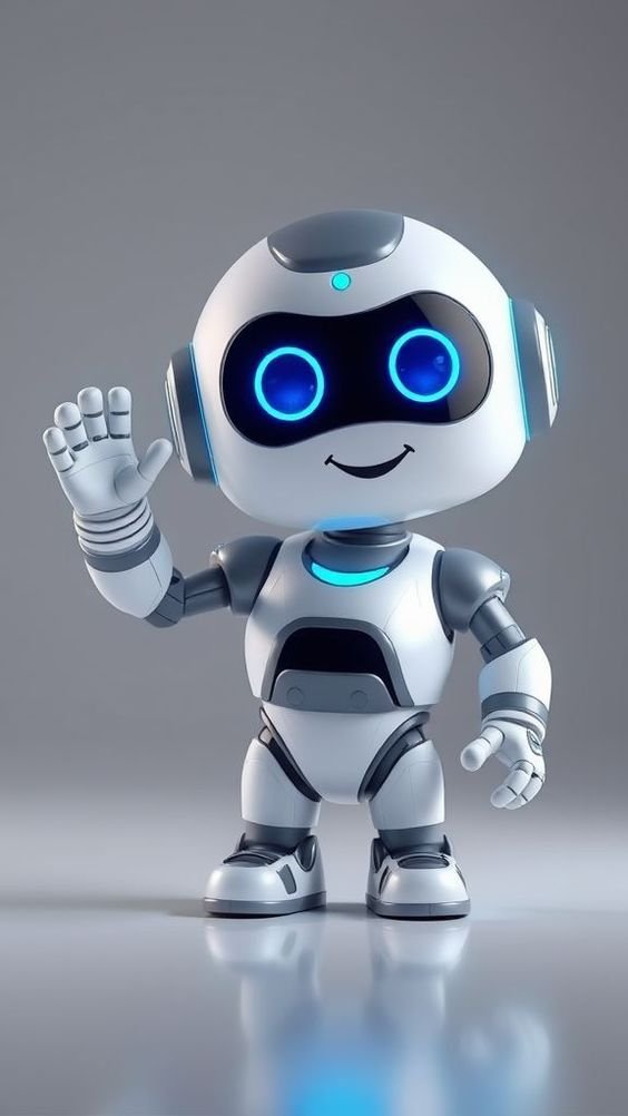 AI Robot Waving Hello